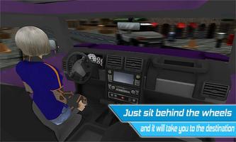 Driverless Car Driving Sim 3D Ekran Görüntüsü 2