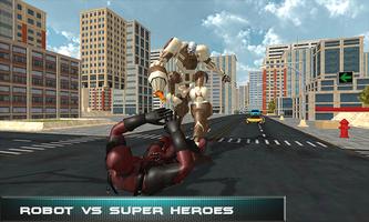 Super Heroes Ultimate Robot Battle capture d'écran 3