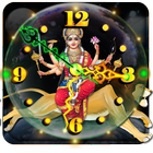 Navratri Clock with 9 Durga icon