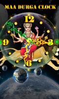 Navratri Clock with 9 Durga poster