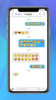 Messaging+ OS11 Cute Emoji স্ক্রিনশট 3