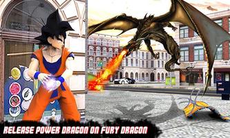 Flying Fury Dragon vs Super Goku Warrior Hero capture d'écran 1