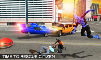 Rope Master Flying Spider Superhero Rescue Mission imagem de tela 3