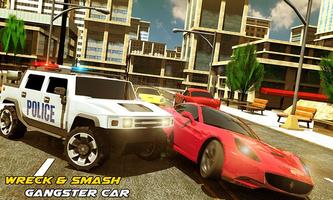 Elevada Car Driving Sim: LA Police Cars Chase imagem de tela 2