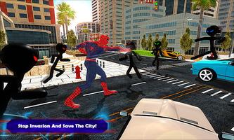 Spider vs Stickman Survival Battle capture d'écran 2