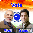 Vote For Modi or Rahul ícone