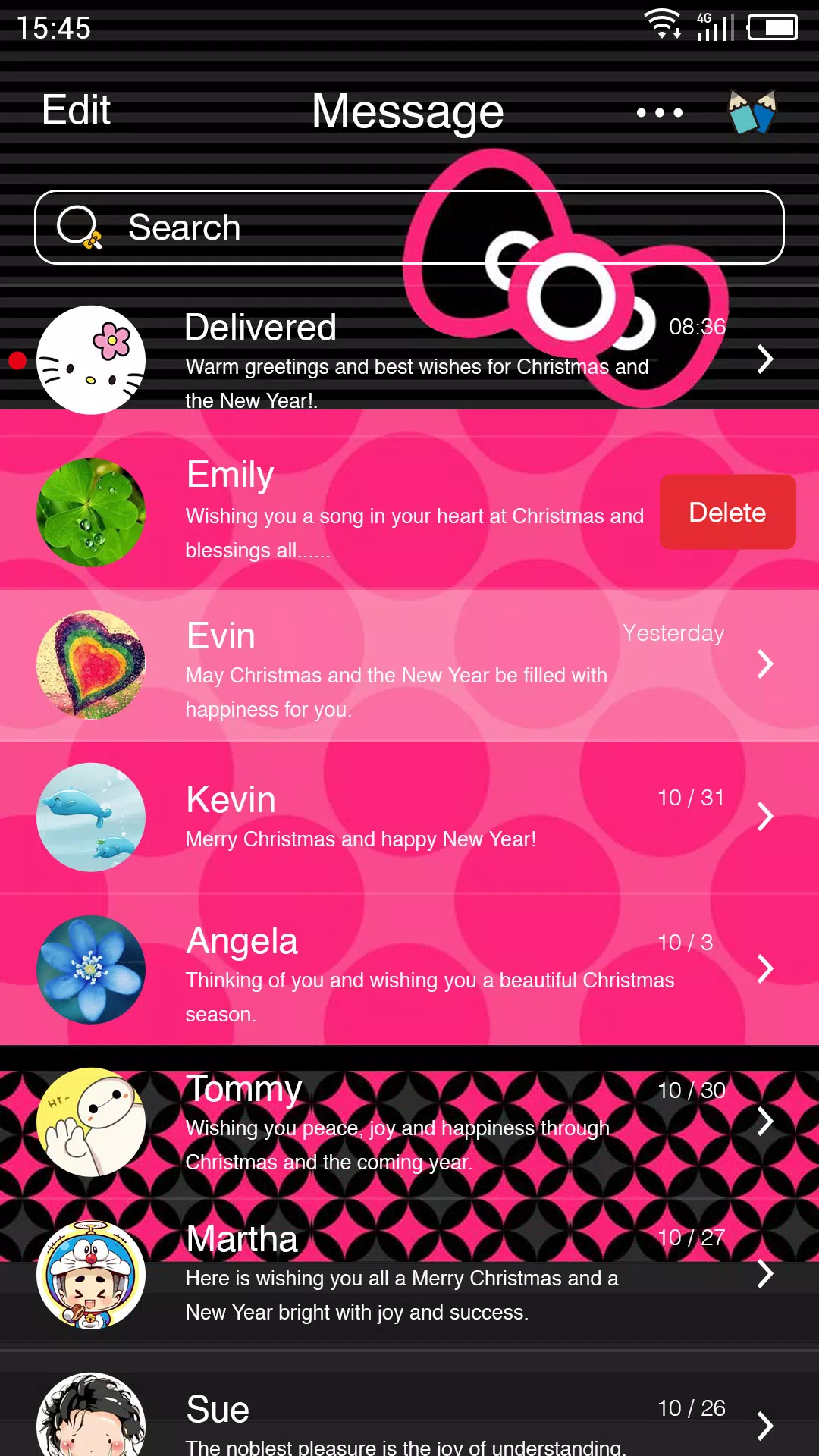 Message Theme for Hello Kitty APK for Android Download