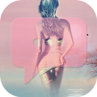 My Girl Theme - Messaging 7 icône