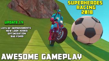 Superheroes city Stunt racing 2018 ポスター