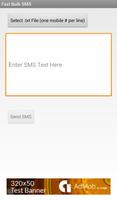 Fast Bulk SMS poster