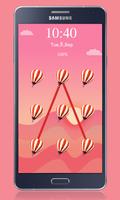 Balloon Pattern Lock Screen captura de pantalla 2