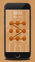 Basketball Pattern Lock ภาพหน้าจอ 1