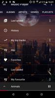 Flat Music Player اسکرین شاٹ 1