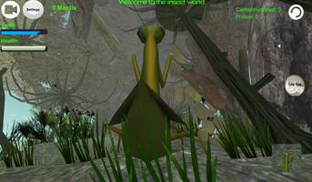 Praying Mantis Simulator 3D imagem de tela 2