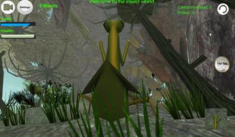 Praying Mantis Simulator 3D اسکرین شاٹ 2