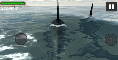 Orca Whale Simulator 3D اسکرین شاٹ 1