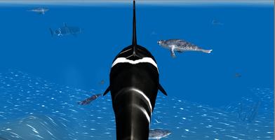 Orca Whale Simulator 3D imagem de tela 2