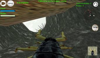 Scorpion Insect Simulator 3D captura de pantalla 1