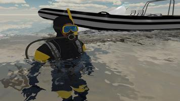 Sea Diver Simulator 3D capture d'écran 1