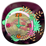 ”Flower Clock Live Wallpaper