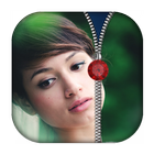 Photo Zipper Lock Simulation icon