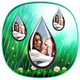 ”Rain Drop Photo Frame : Auto
