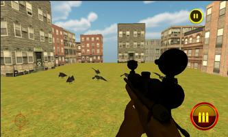 City Crows Hunter 3D Simulator capture d'écran 3