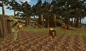 African Wild Lions & Tiger Hunting Simulator 3D Ekran Görüntüsü 3