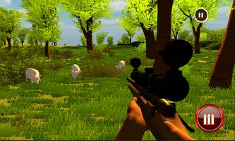 Wild Pig Target Shooter 3D capture d'écran 1