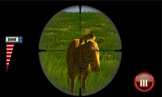 Zebra Safari Hunter - Wild Hunter 3D Simulation capture d'écran 1