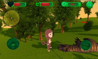 Apes Vs Dino - Thrones of War screenshot 2