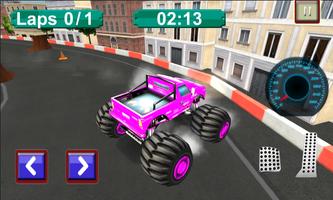 4x4 Monster Truck Racing Simulation 3D poster