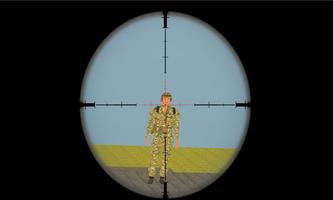 US Army Commando City Sniper Assassin 3D Affiche