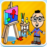 coloring pages for kids icon