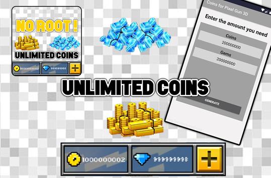 Download Coins For Pixel Gun 3d Prank Apk For Android Latest
