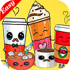 How to draw cute drink 图标