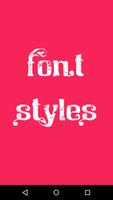 Font Styles الملصق