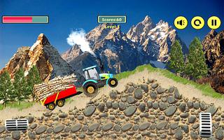 Tractor trolley hll climb poster