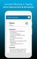 English to Tagalog Dictionary & Translator Affiche