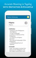English to Tagalog Dictionary & Translator Plakat