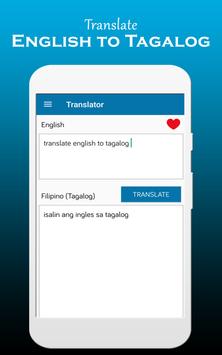 English to tagalog translate 👉 FREE