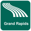 Carte de Grand Rapids off-line