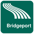 Bridgeport Map offline icon