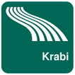 Carte de Krabi off-line