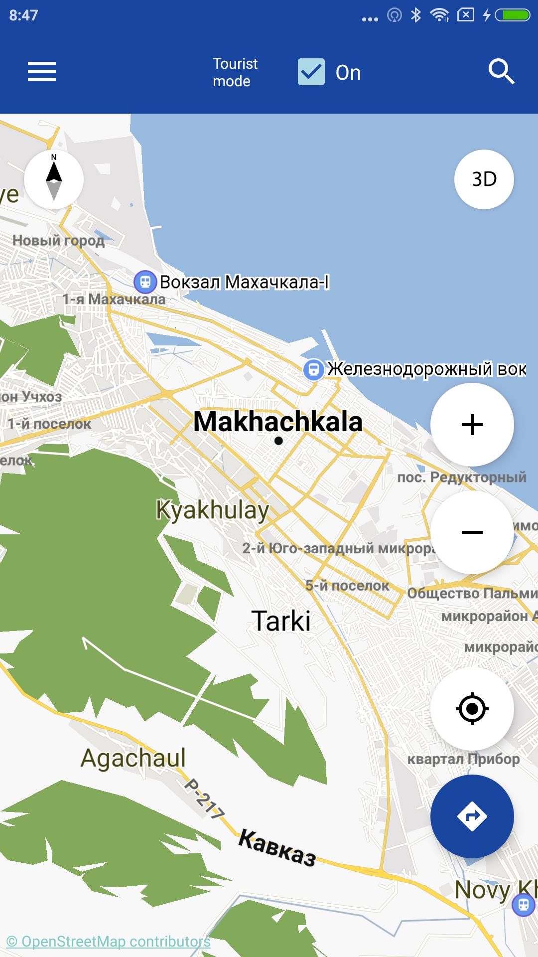 достопримечательности махачкалы на карте с описанием
