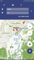 Mapa de Vladimir offline captura de pantalla 2