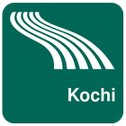 Carte de Kochi off-line icône