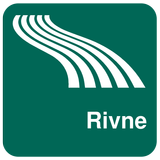 Mapa de Rivne offline ícone