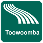 Carte de Toowoomba off-line icône