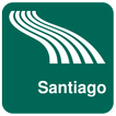 Carte de Santiago off-line